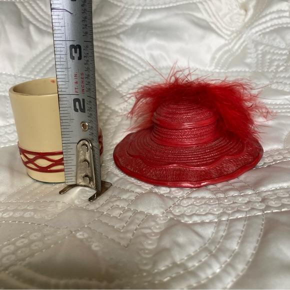 Vintage Sarna “Bedroom Eyes “ Hat Trinket Box - Picture 9 of 9